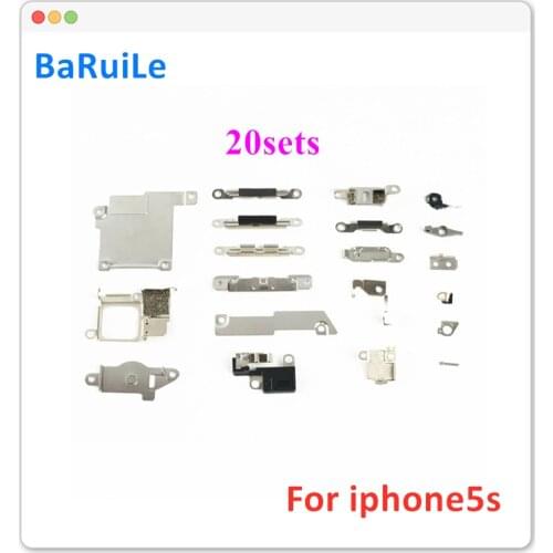 BaRuiLe 20sets Full Metal Set for iPhone 5C 5 SE 5S 6 6S Plus Inner Inside Shield Holder Bracket Small Plate Kits Repair Parts