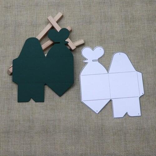 2021 New Arrival Butterfly Candy Box Metal Cutting Dies Stencils for DIY Scrapbooking/photo Album Stamps Embossing DIY Paper