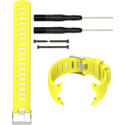 New Fashion Sports Silicone Watch Band Bracelet Strap For Suunto D4 D4i Novo Replacement Soft Color Wristbands