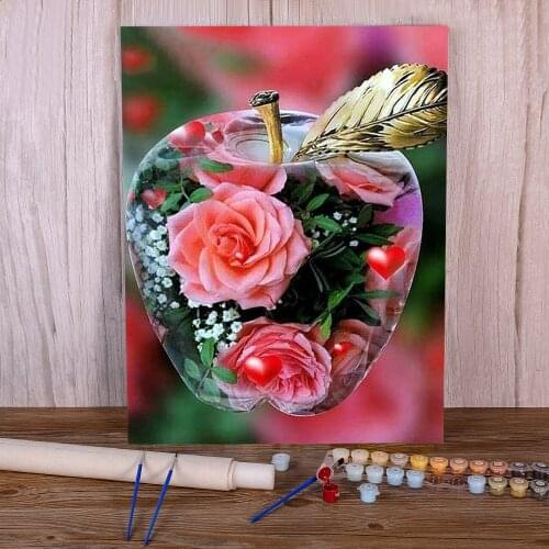 Landscape Sunset Beach Waves DIY Painting By Numbers Set Acrylic Paints 50*70 Paiting By Numbers Decorative Paintings Art