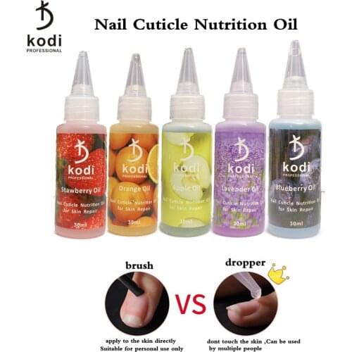 Kodi 30ml Nail Cuticle Nutrition Oil Nail Treatment 5 fruit Smell Manicure Nail Soften Cuticle Revitalizer Oil Prevent