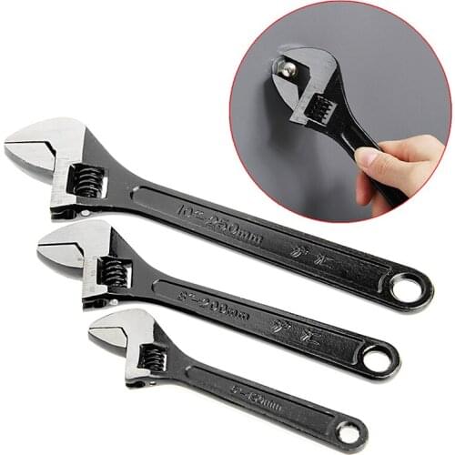 Professional 6" 8" 10" DIY Adjustable Wrench Spanner Hand Grip Tool 1PC Nice Gifts