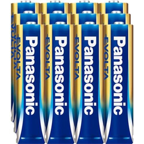 8pcs/lot Panasonic EVOLTA AAA 1.5V Toys Alkaline Battery Remote Control Alarm Clock Primary Batteries Cell 10-year shelf life