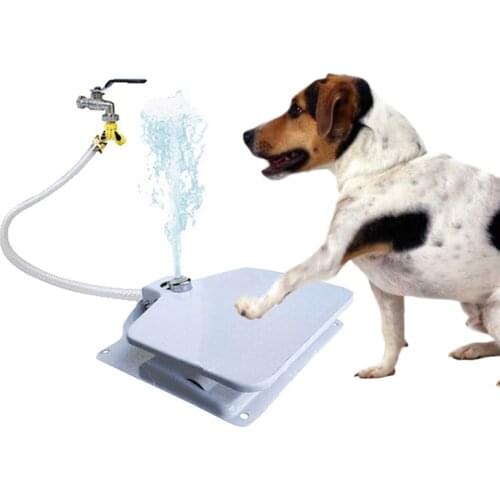 Dropshipping Outdoor Pet Feeder Stampede Dog Water Drinking Fountain For Cat Doggie Durability Trouble Free Automatic Sprinkler