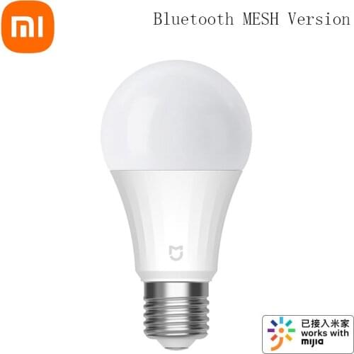 Xiaomi Mijia LED Smart Bulb 5W Bluetooth Mesh Version Controlled By Voice 2700-6500K Adjusted Color temperature Smart LED Bulb