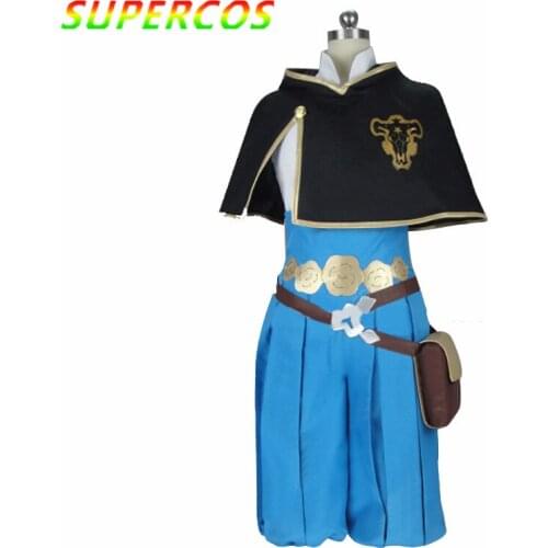 Black Clover Grey Sol Marron Uniform Cosplay Costume Halloween party free shipping