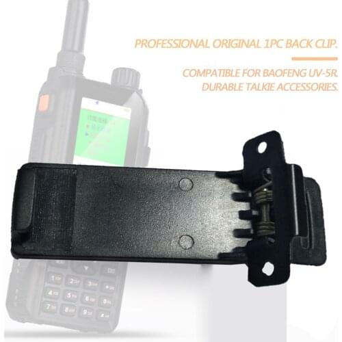 Original 1Pc Back Clip for BaoFeng UV-5R Belt Clip for 5RE Plus 5RA Clamp Mini Parts Radio Walkie Accessories
