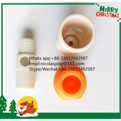 Liquid Circulate Agitate Mixing Jet Venturi Nozzle,1/8" and 1/4" PP eductor nozzle, tank mixing eductor jet nozzle