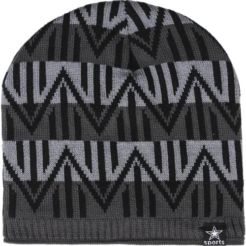 Winter Knit Warm Hat Thick Soft Stretch Slouchy Beanie Skully Cap for Men and Women Outdoor Mens Fashion Beanie Cap