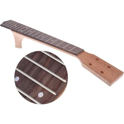 26 Inch Tenor Ukelele Maple Wood Neck & Rosewood Fretboard Fingerboard Set Hawaiian Guitar Luthier DIY Repalcement Guitar Parts