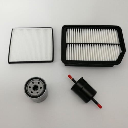 4pcs/set Filter kit for 2018 new CHANGAN CS35 plus 1.6L air filter&oil filter&fuel filter&cabin air filter