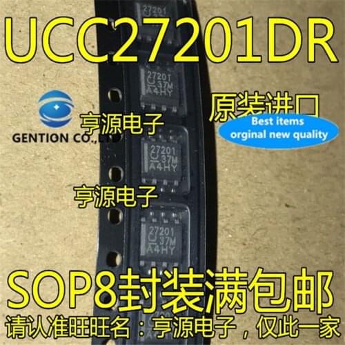 5Pcs UCC27201DR UCC27201 UCC27201D 27201 SOP-8 Bridge driver chip in stock 100% new and original
