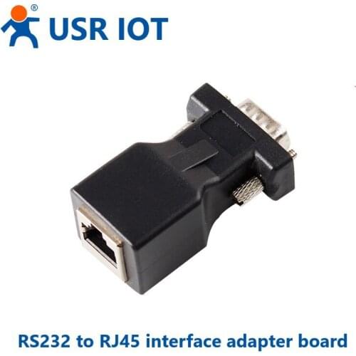 USR serial port adapter RS232 to RJ45 interface adapter board wiring board Good contact stable transmission signal