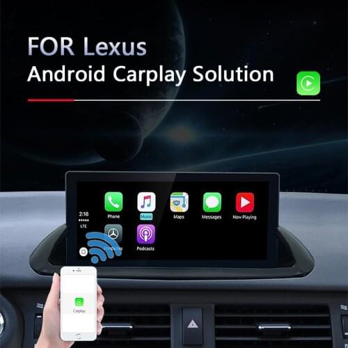 Apple Car Android Auto Module for Lexus Wireless CarPlay for Lexus series Rear View CAM Support IOS system multimedia AirPlay