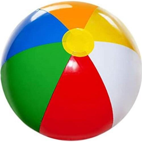 Newest 25CM Colorful Baby Kids Learning Beach Ball Sea Swimming Pool Water Play Ball Inflatable Children Educational Toys 2021