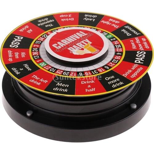 Electric Turntable Roulette Drinking Game Spinning Wheel for Bar KTV Party
