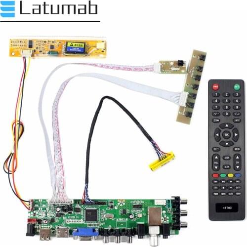 Latumab Board Kit for G104SN03 V0 / B104SN03 V0 Board LCD LED 10.4" Screen Controller Driver Board 800×600 TV+HDMI+VGA+USB