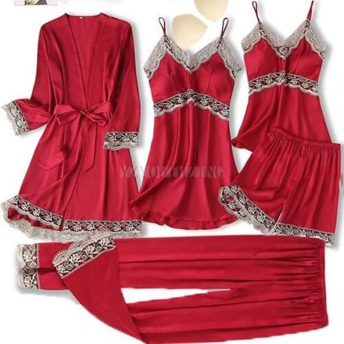 Lace Trim Sleep Set Velvet Women Pajamas Autumn Winter Pyjamas Suit Loose Sleepwear Long Sleeve Casual Nightwear Homewear
