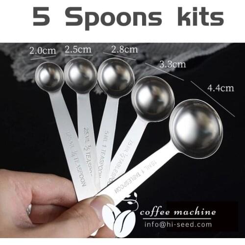 Baking Measuring Cup Measuring Spoon Set Seasoning Quantity Gram Spoon Hotel Western Restaurant Caviar Coffee Sugar Milk Tea