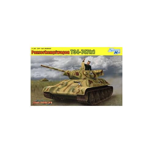 1/35 scale model Dragon 6449 T-34 747 (r) STZ chariot 1942 late "German Army" ralph lauren pas cher