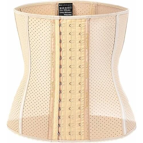 Postpartum Girdles Woman Shapewear High Waisted Trainer Latex 9 Steel Bone Adjustable Hooks Buckle Tummy Control Slimming Corset