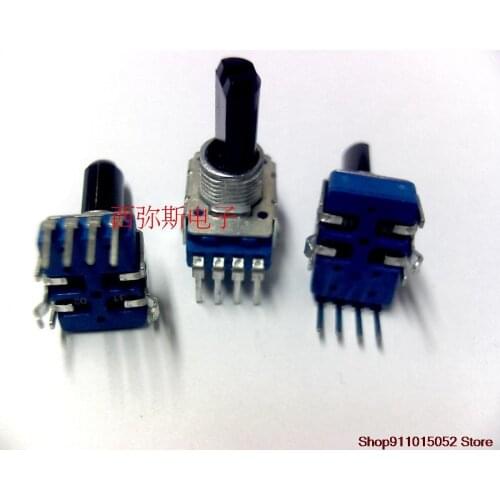 5 PCS WH111 4 feet potentiometer B1K B5K B10K B100K B200K axial length 17.5 mm