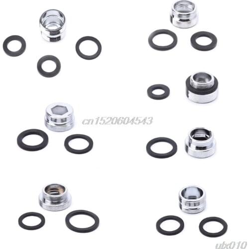 Solid Metal Adaptor Outside Thread Water Saving Kitchen Faucet Tap Aerator Connector Kitchen Faucet Adapter Water Purifier