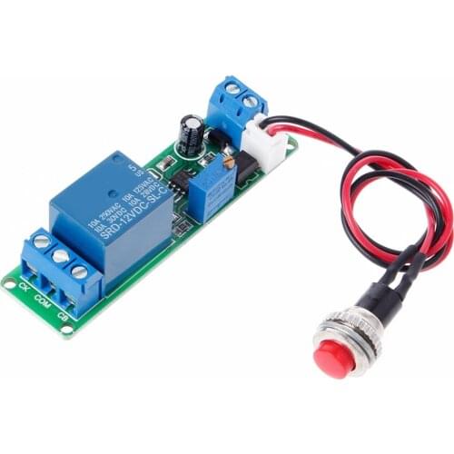 DC 12V Timing Timer Delay Turn OFF Switch Relay Module 1~10s Adjustable Power Supplies