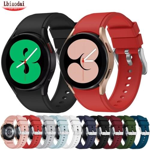 Strap For Samsung Galaxy Watch 4 classic 46mm 42mm smartwatch Silicone Ridge Sport Bracelet correa Galaxy Watch 4 44mm 40mm band