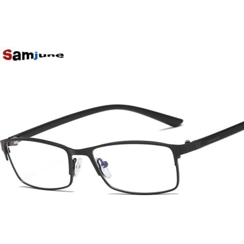 Samjune Colorful Glasses Frame Men Computer Gaming Goggles Eyeglasses Business Men Essential Full-frame Glasses for men women