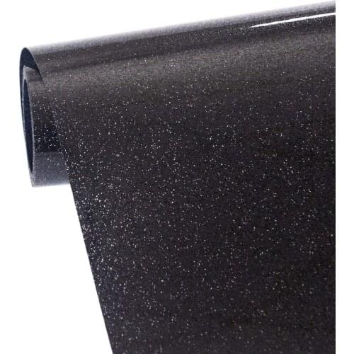 Heat transfer vinyl wholesale price 25*100cm Glitter vinyl heat transfer iron on vinyl easy to weed home decor film HTV T shirts