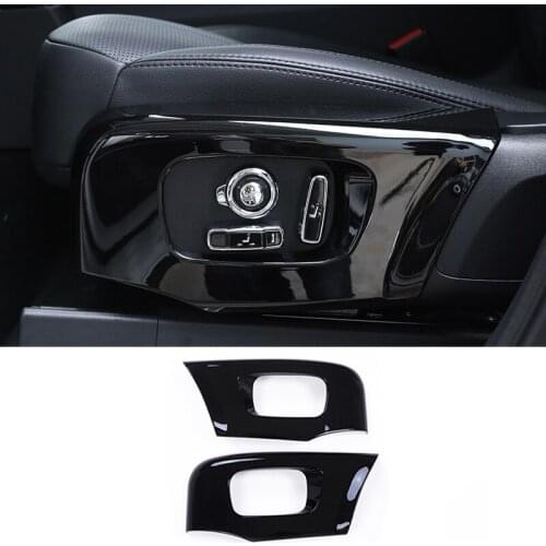 2Pcs For Land rover Discovery 5 L462 LR5 2017-2020 For Range Rover Velar RR Sport 2018-2020 ABS Car Seat Side Cover Frame Trim