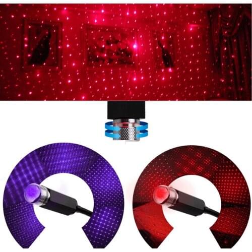 USB LED Light Starry Night Light Car Lighting Accessories For Jaguar F-PACE XE XF XJ XEL XKR xk8 XJS xj6 F-Type X-Type S-Type