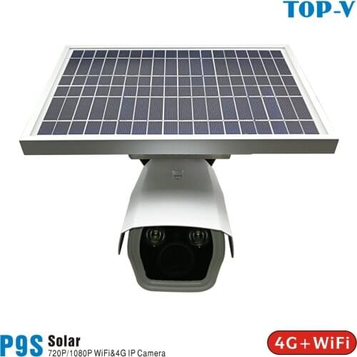 High quality outdoor intelligent 4G wifi 50w solar street light cctv camera