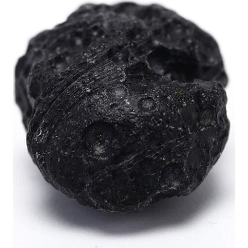 1pcs Home Massage Natural Meteorite Mineral Specimens Tektite From Space Children Gift