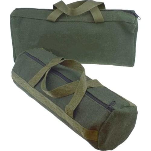 1pcs! Durable Thicker Canvas Tool Pouch For Electrical Tool Storage Organizer Portable Instrument Case Tote Bag