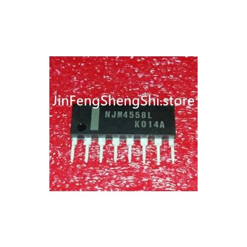 10PCS NEW NJM4558L NJM4558 JRC4558L 4558L SIP-8