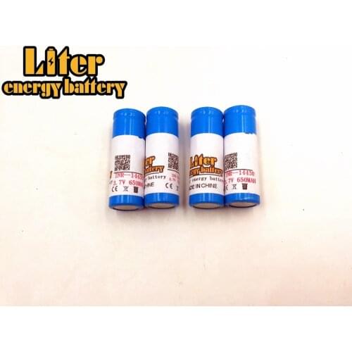 14430 Battery 3.7 V 650mAh li-ion Rechargeable Battery Batteries For Landscape Lighting
