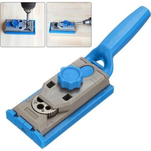 2 in 1 Woodworking Oblique Hole Locator Drill Bits Pocket Hole Jig Kit Drill Guide Set Hole DIY Carpentry Tools