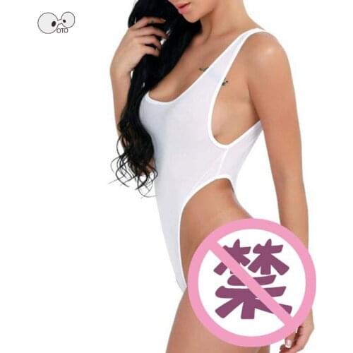 2019 Women Beach Sunbath G String Brazilian Micro Mini Bikinis Thong Bathing Suit Transparent One Piece Swimsuit Solid Swimwear