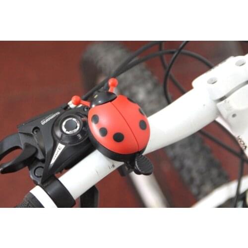 4-Color Children Adult Bicycle Ladybug Bell Multicolor Beetle Cute Cartoon Road Bike Cycling Bicycle Bell Accessories