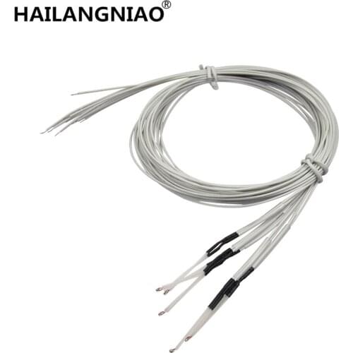 5Pcs/lot 100K ohm NTC 3950 Thermistors with cable for 3D Printer Reprap Mend B