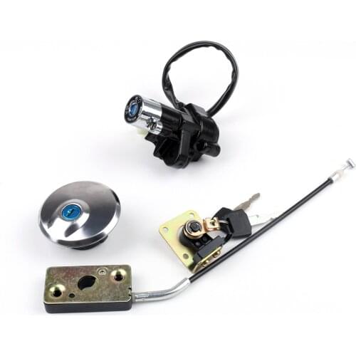 Artudatech For Suzuki GZ125 1998-2003 GZ250 1999-2011 Ignition Switch Lock & Fuel Gas Cap Key Set GZ 125 250 2000 2001 2002