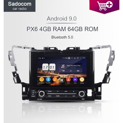 PX6 DSP TDA7851 9" 2 din Android 10.0 Car DVD Player 4GB RAM +64GB ROM 8Core car radio RDS autoradio GPS For Toyota Alphard 2015