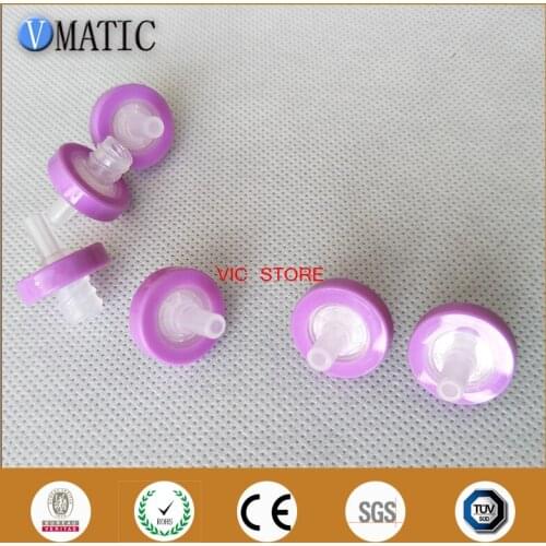 Free Shipping 100Pcs 13mm 0.45um Nylonm Syringe-Driven Filter Syringe Filter Organic Solution Filtration Membrane