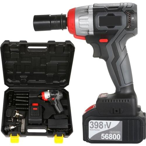 Cordless Brushless Electric Impact Wrench Kit Rechargeable Wrench Power Tools Brushless Drill 980Nm Torque Wrench Electric Tools