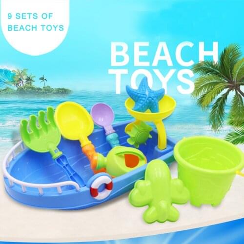 Outdoor Beach Sandpit Toy Kids Summer Sand Bucket Water Wheel Table Toys Play Children Learning Education Toy Birthday gift