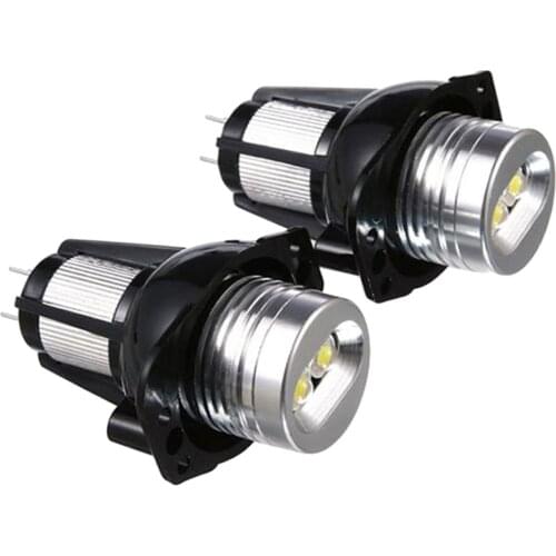 2Pcs Angel Eyes Light 12W 12V 6000K for BMW E90 E91 05-08 Replacement Parts