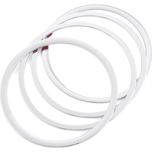 ABS interior conversion audio circle decoration ring speaker cover For KIA RIO K2 2011-2014 4pcs/set