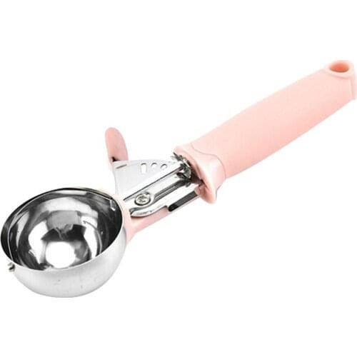 Stainless Steel Ice Cream Spoon Metal Icecream Cookie Scoop Melon Fruit Baller Ice Ball Maker Kitchen Tools